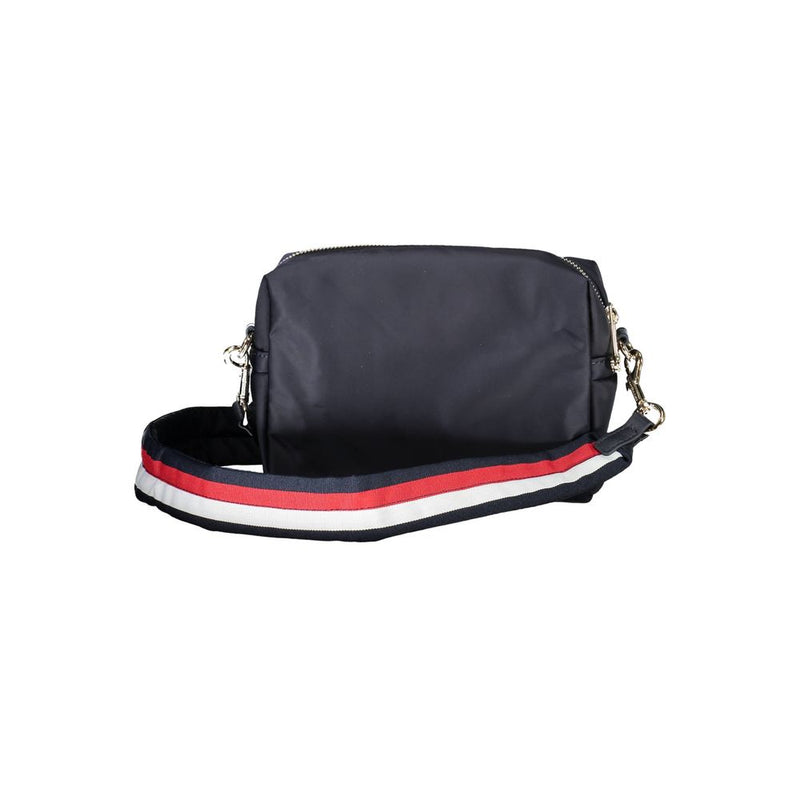 Tommy Hilfiger Blue Polyester Handbag - Chic & Eco-Friendly