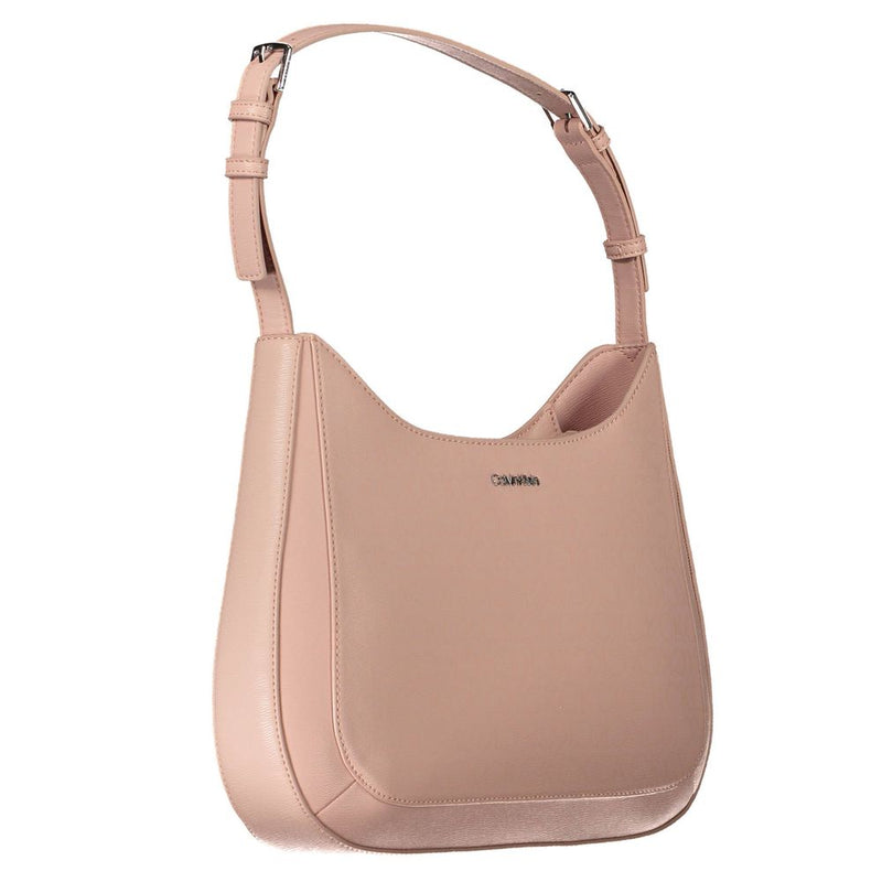 Calvin Klein Pink Polyester Handbag - Écologique et Élégant