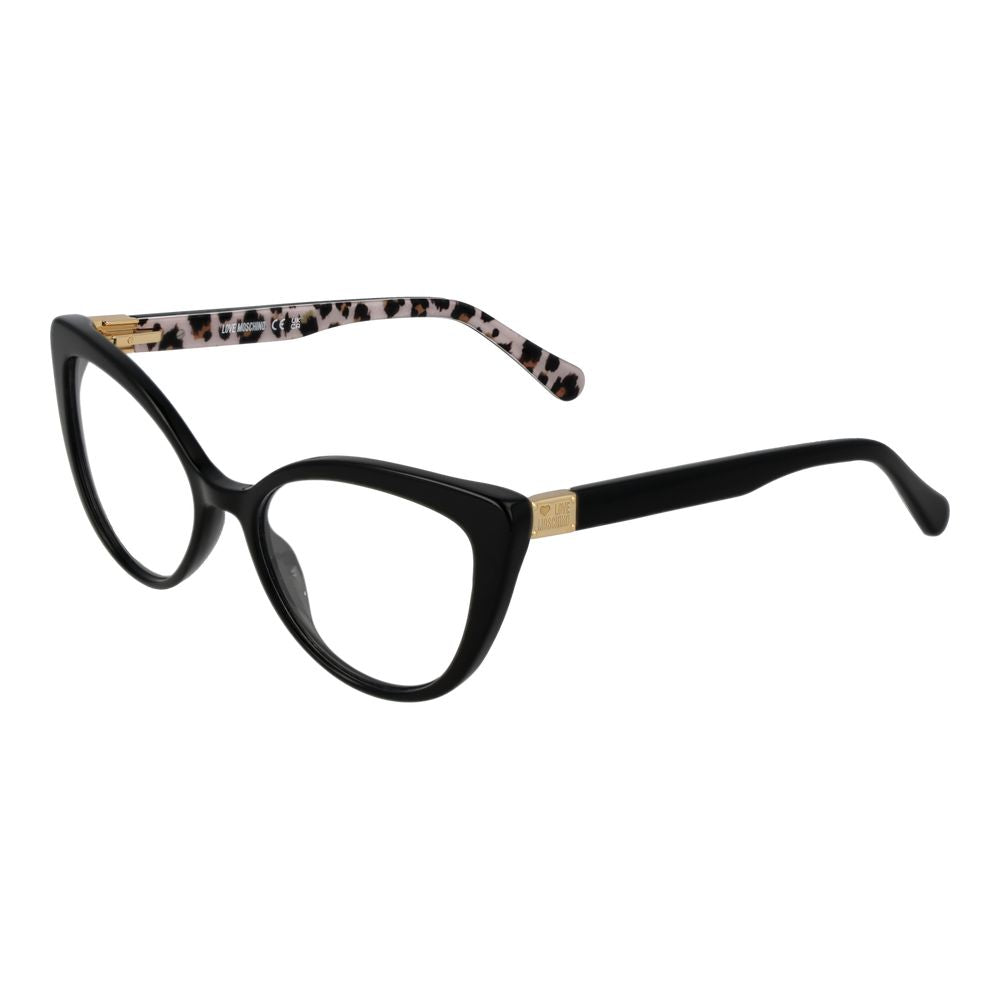 Monture de lunettes pour femme noire Love Moschino