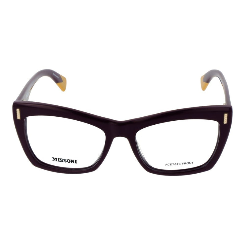Monture de lunettes pour femmes Missoni Violet - Design Papillon Élégant