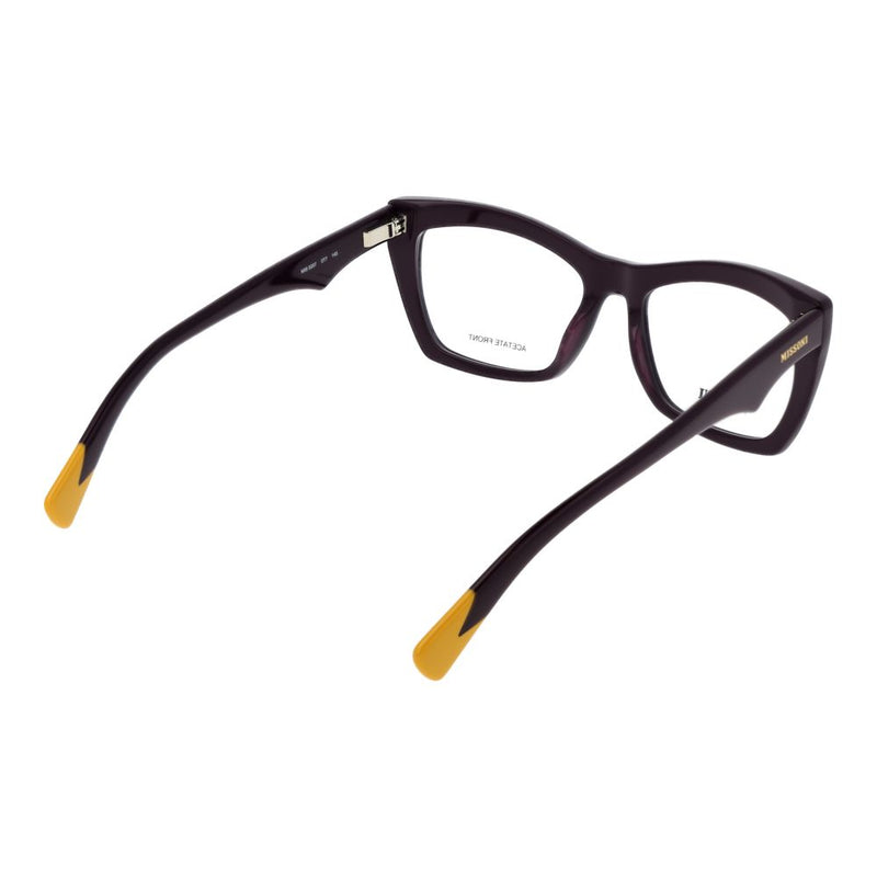 Monture de lunettes pour femmes Missoni Violet - Design Papillon Élégant
