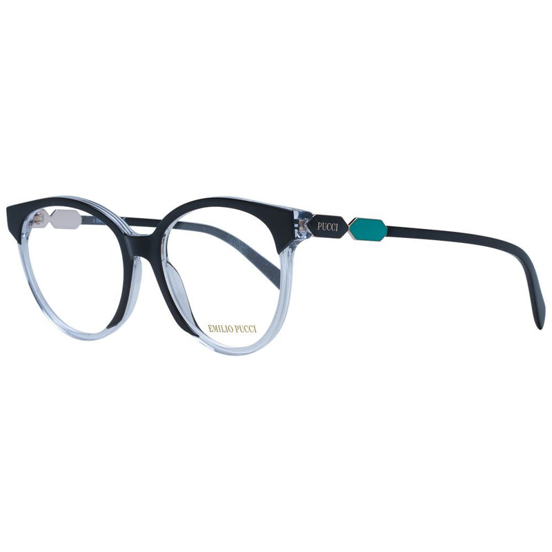 Emilio Pucci Black Women Glasses Frame - Chic and Elegant Eyewear