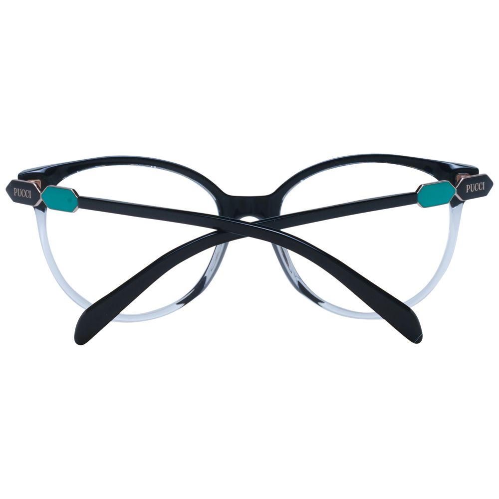Emilio Pucci Black Women Glasses Frame - Chic and Elegant Eyewear
