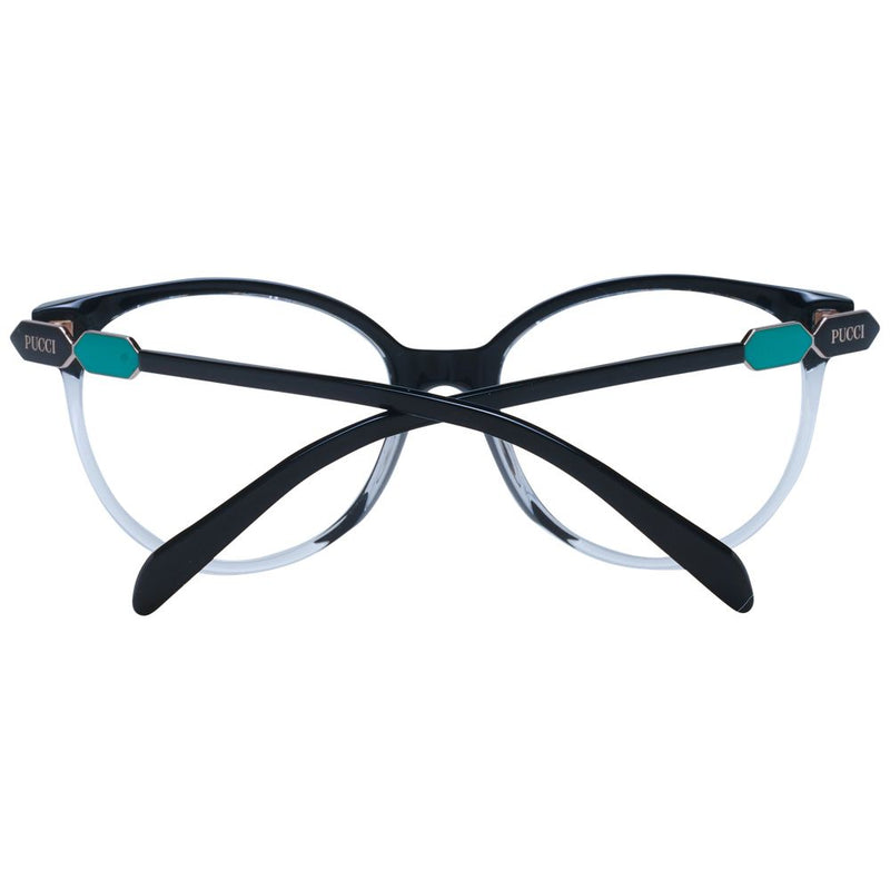 Emilio Pucci Black Women Glasses Frame - Chic and Elegant Eyewear
