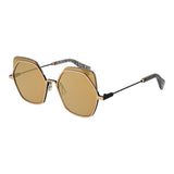 Lunettes de soleil unisexes en or Yohji Yamamoto - Élégance intemporelle