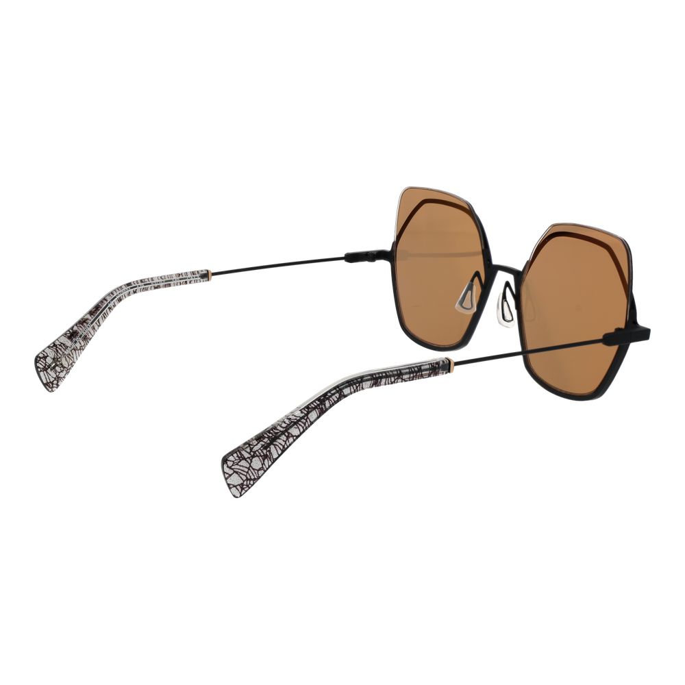 Lunettes de soleil unisexes en or Yohji Yamamoto - Élégance intemporelle