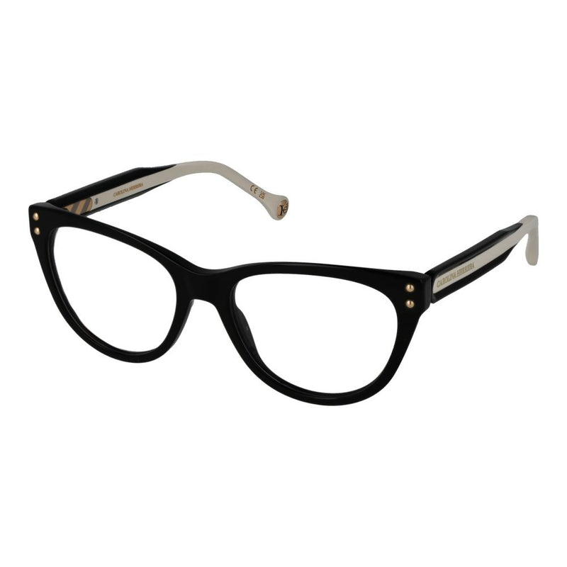 Carolina Herrera Black Women Glasses Frame - Elegant Cat-Eye Style