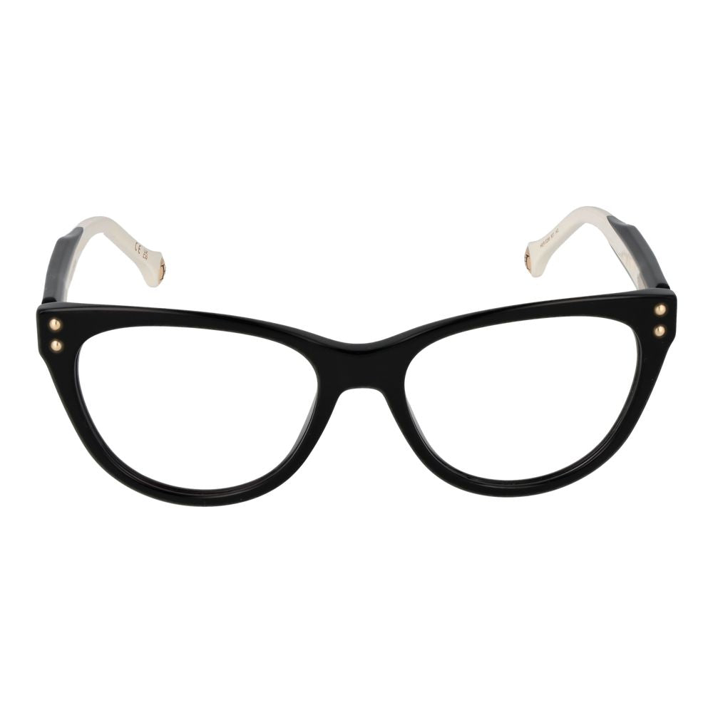 Carolina Herrera Black Women Glasses Frame - Élégant Style Cat-Eye
