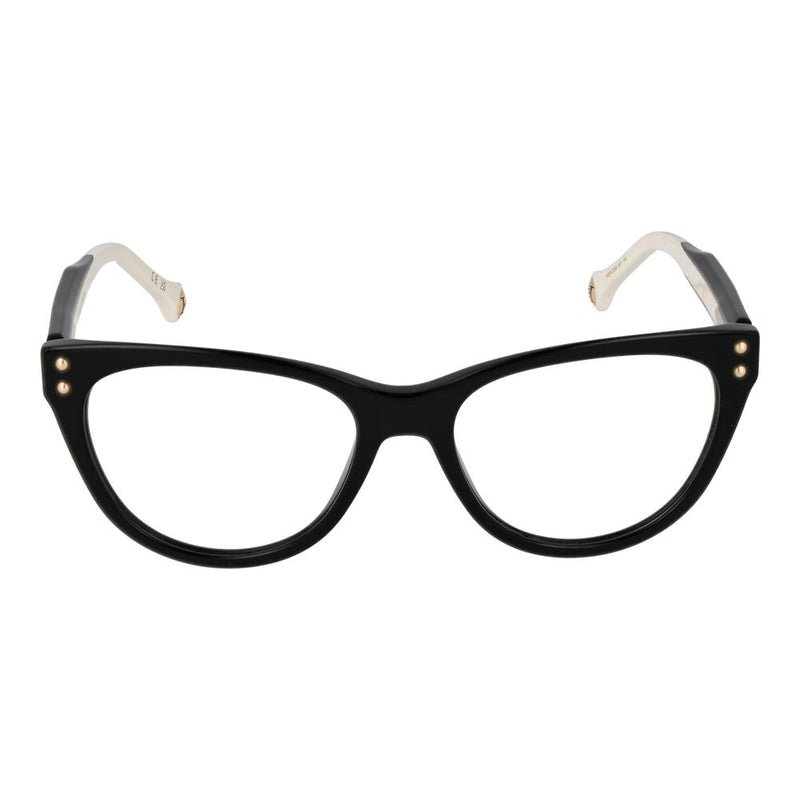 Carolina Herrera Black Women Glasses Frame - Elegant Cat-Eye Style