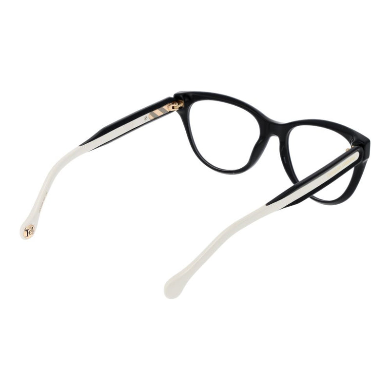 Carolina Herrera Black Women Glasses Frame - Elegant Cat-Eye Style