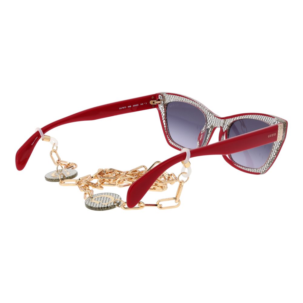 Guess Red Women Cat Eye Sunglasses