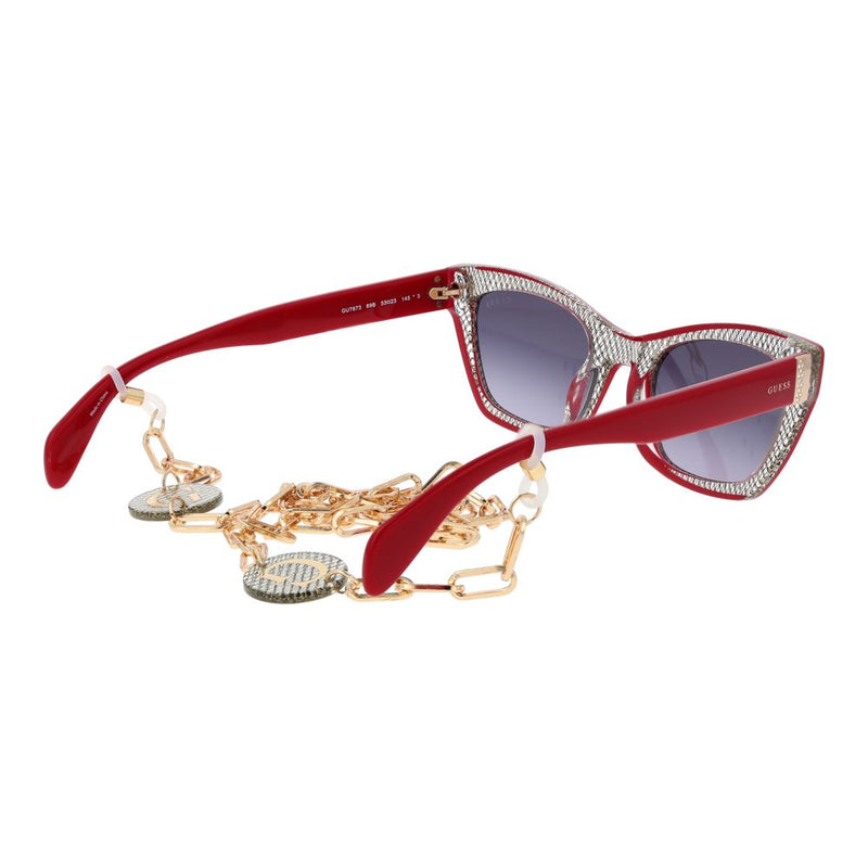 Guess Red Women Cat Eye Sunglasses