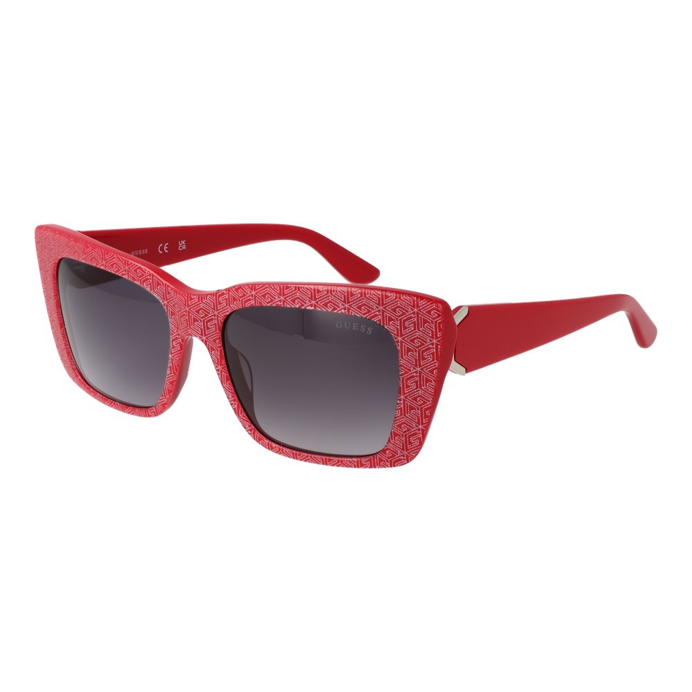 Guess Red Women Sunglass - Cat Eye Style with Gradient Lenses