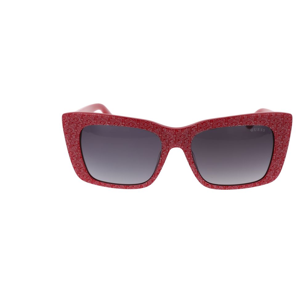 Guess Red Women Sunglass - Cat Eye Style with Gradient Lenses