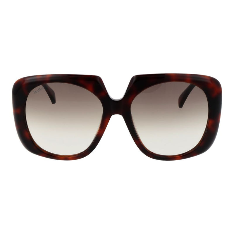 Max Mara Brown Women Sunglass - Luxury Acetate Frame