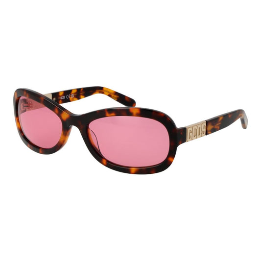 Lunettes de soleil GCDS marron unissexe