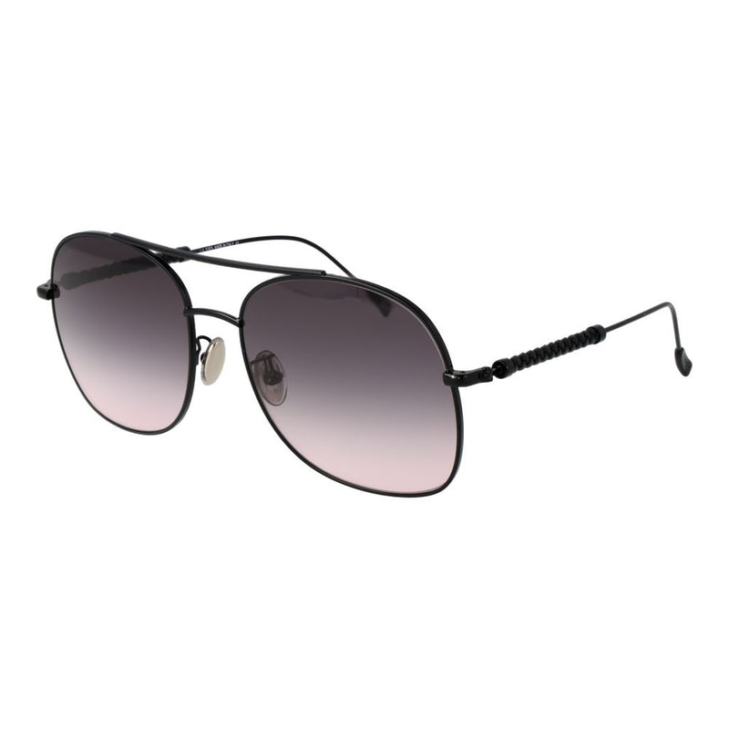 Tod's Black Women Sunglasses - Élégance avec Monture Ronde