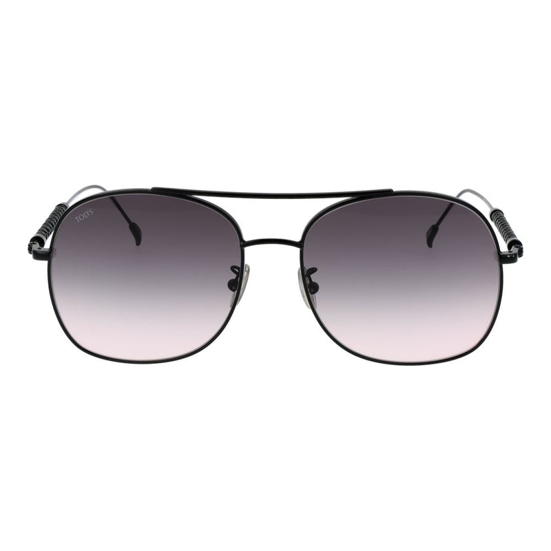 Tod's Black Women Sunglasses - Élégance avec Monture Ronde