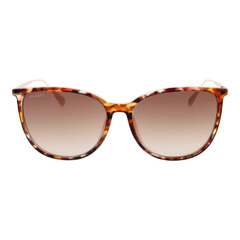 Max & Co Brown Women Sunglass - Élégant Cadre Papillon