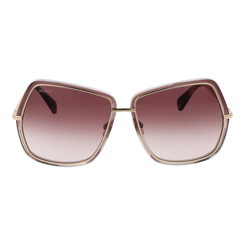 Max Mara Gold Women Sunglasses - Chic Geometric Design