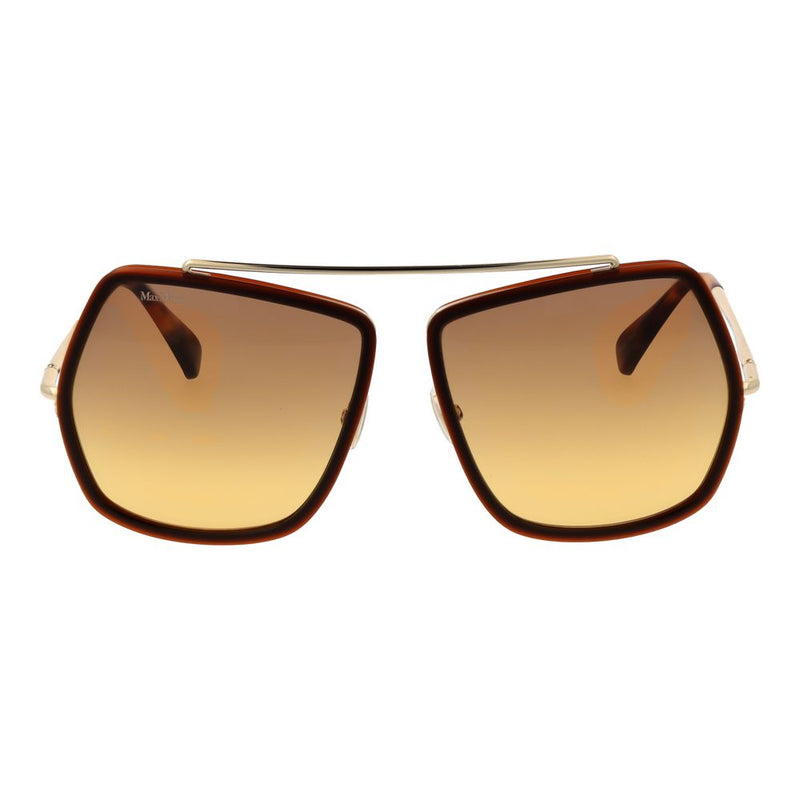 Max Mara Brown Women Sunglass - Geometric Style