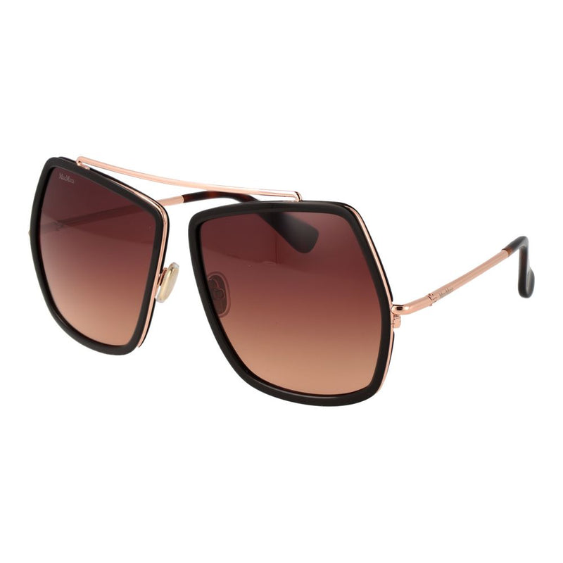 Max Mara Brown Women Sunglasses - Élégance Géométrique
