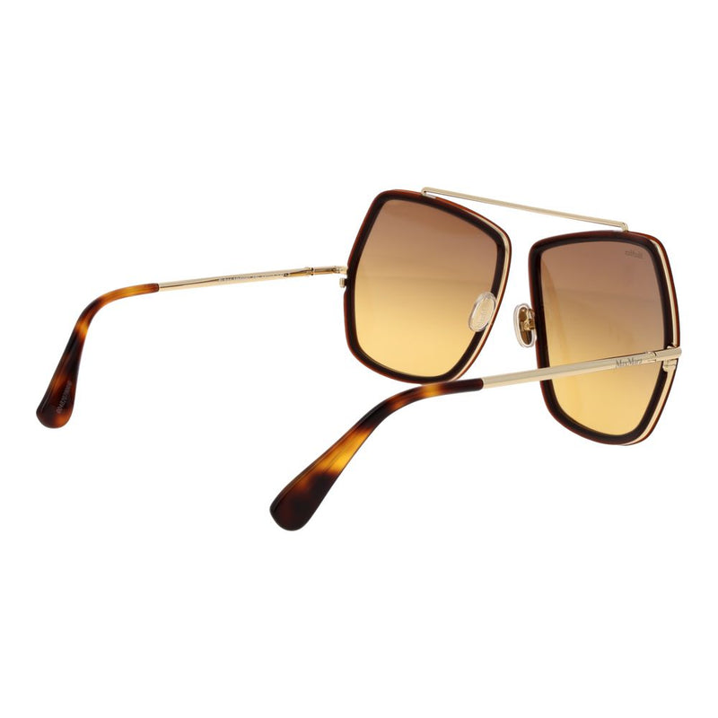 Max Mara Brown Women Sunglass - Geometric Style