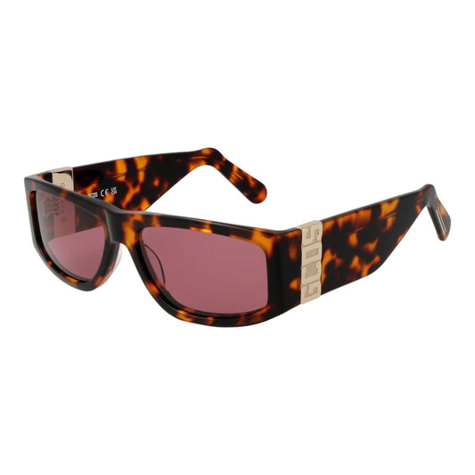 Lunettes de soleil GCDS marron unissexe