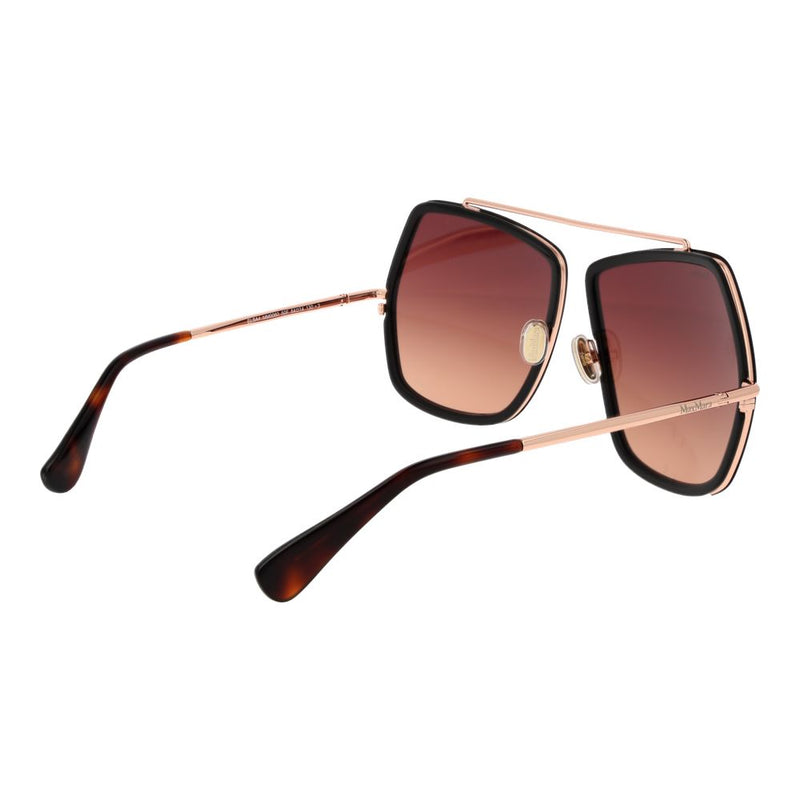 Max Mara Brown Women Sunglasses - Élégance Géométrique