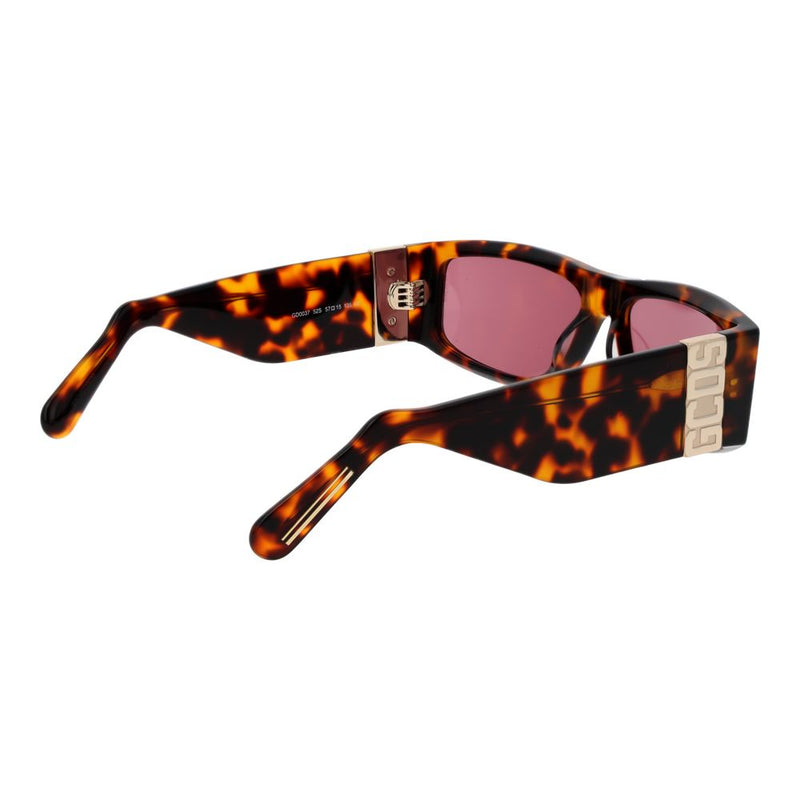 GCDS Brown Unisex Sunglasses - Élégance et Protection UV
