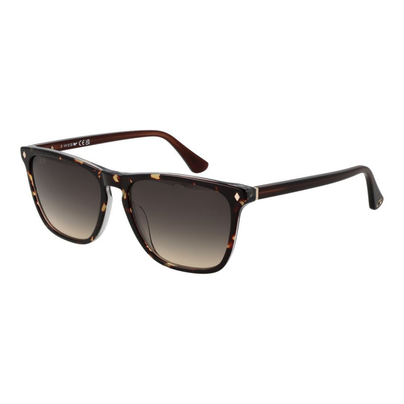Lunettes de soleil pour homme, monture marron.