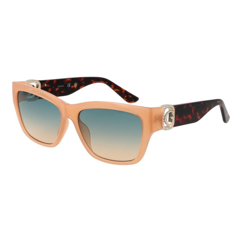 Guess Beige Women Sunglasses - Chic Rectangle Design