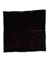 Foulard carré en viscose noir et rouge Dolce &amp; Gabbana pour homme