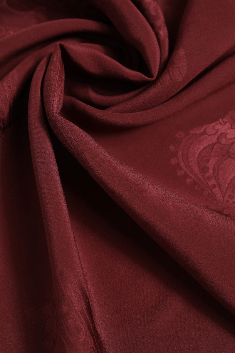 Foulard carré en soie marron Dolce &amp; Gabbana pour homme