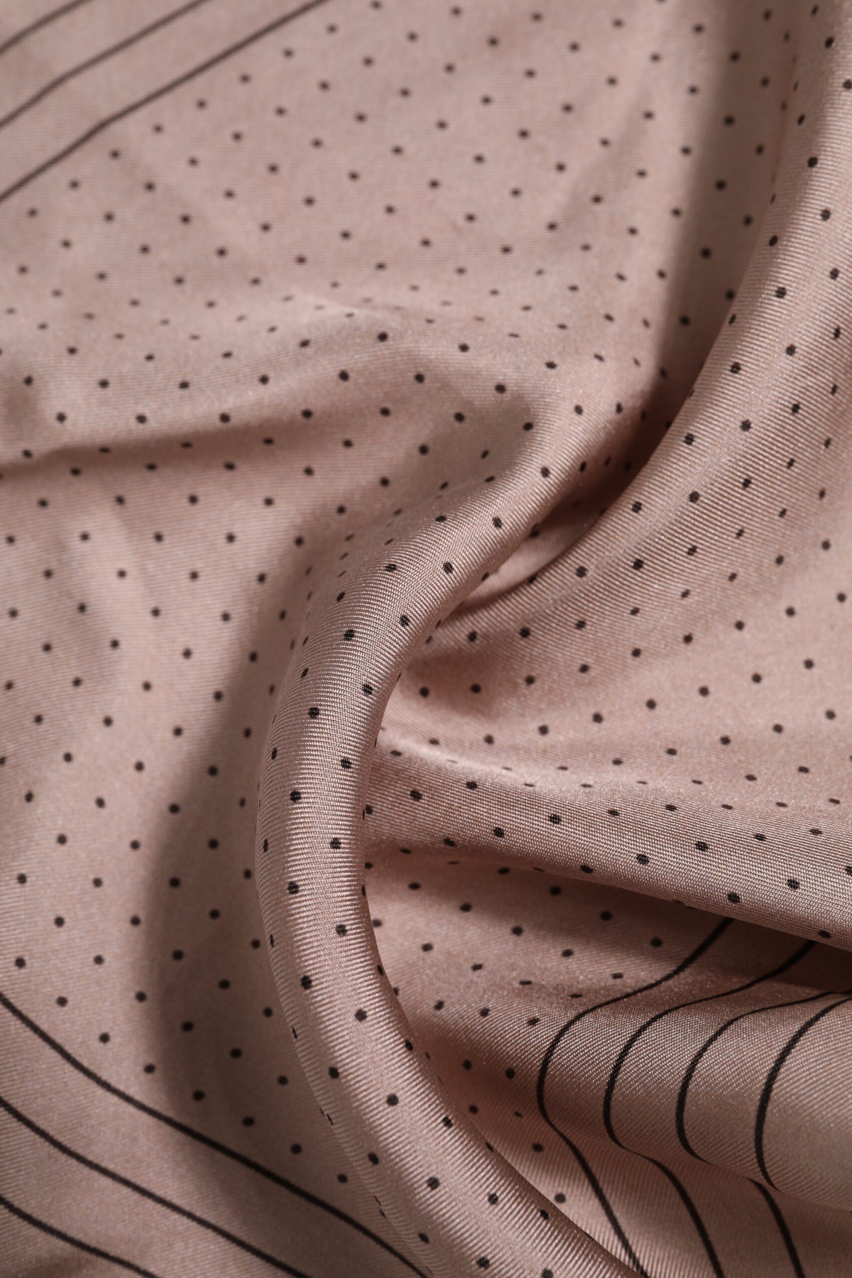 Foulard carré en soie beige à pois Dolce &amp; Gabbana pour homme