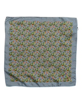 Foulard carré imprimé cactus gris vert Dolce &amp; Gabbana
