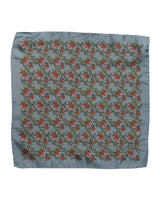 Foulard carré en soie Dolce &amp; Gabbana pour homme, motif piments gris