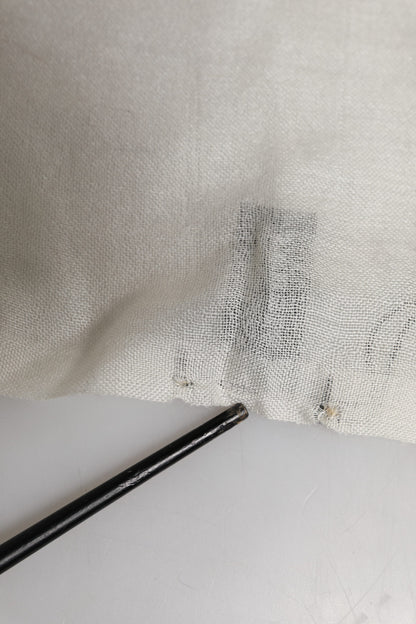 Écharpe châle cache-cou en cachemire blanc Dolce & Gabbana