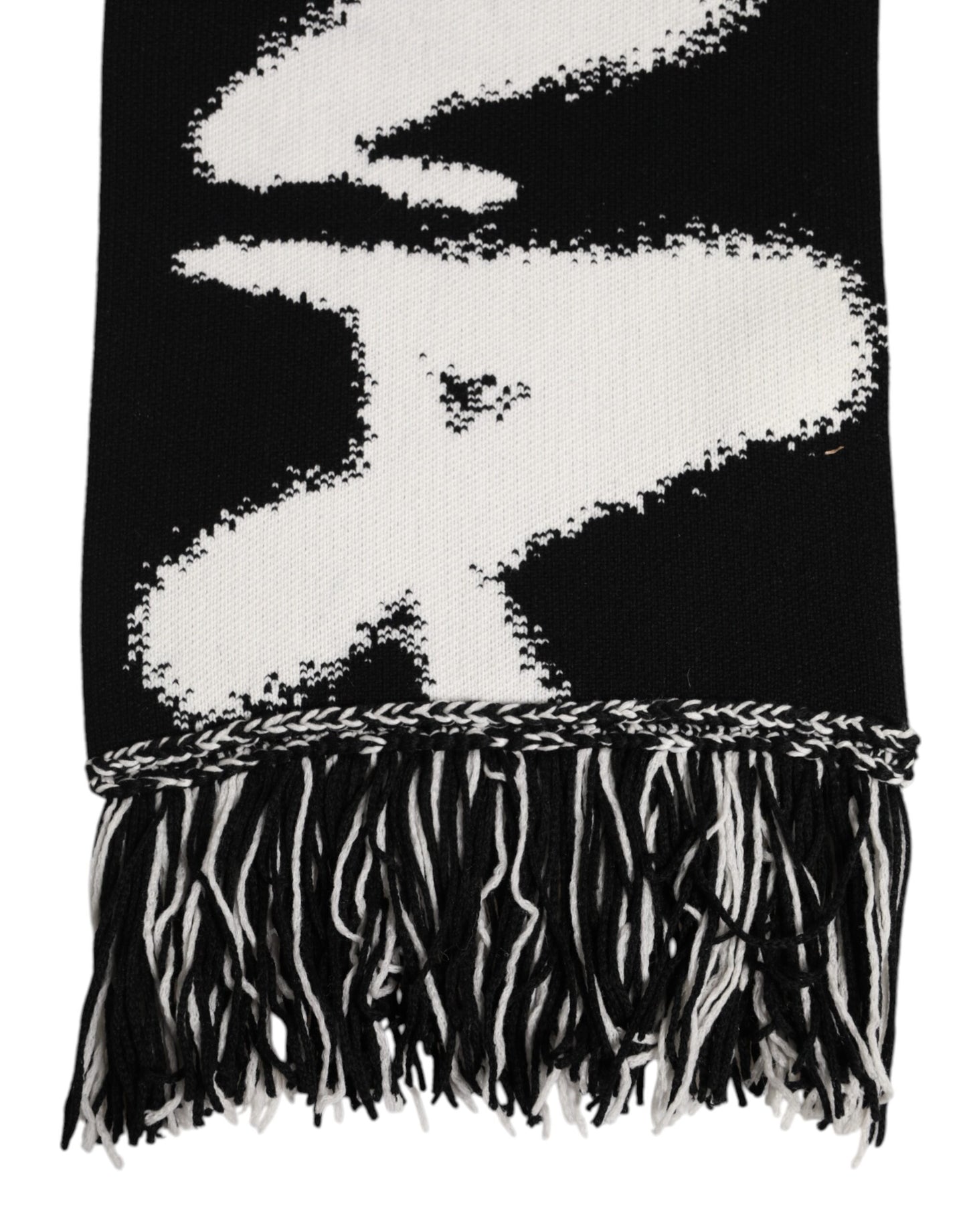 Foulard châle Dolce & Gabbana à logo noir pour homme