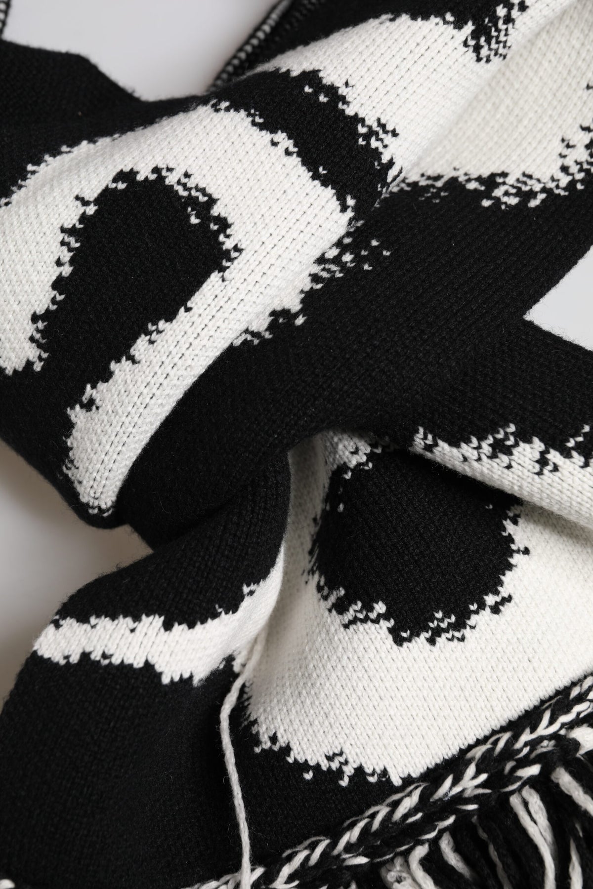 Foulard châle Dolce &amp; Gabbana à logo noir pour homme