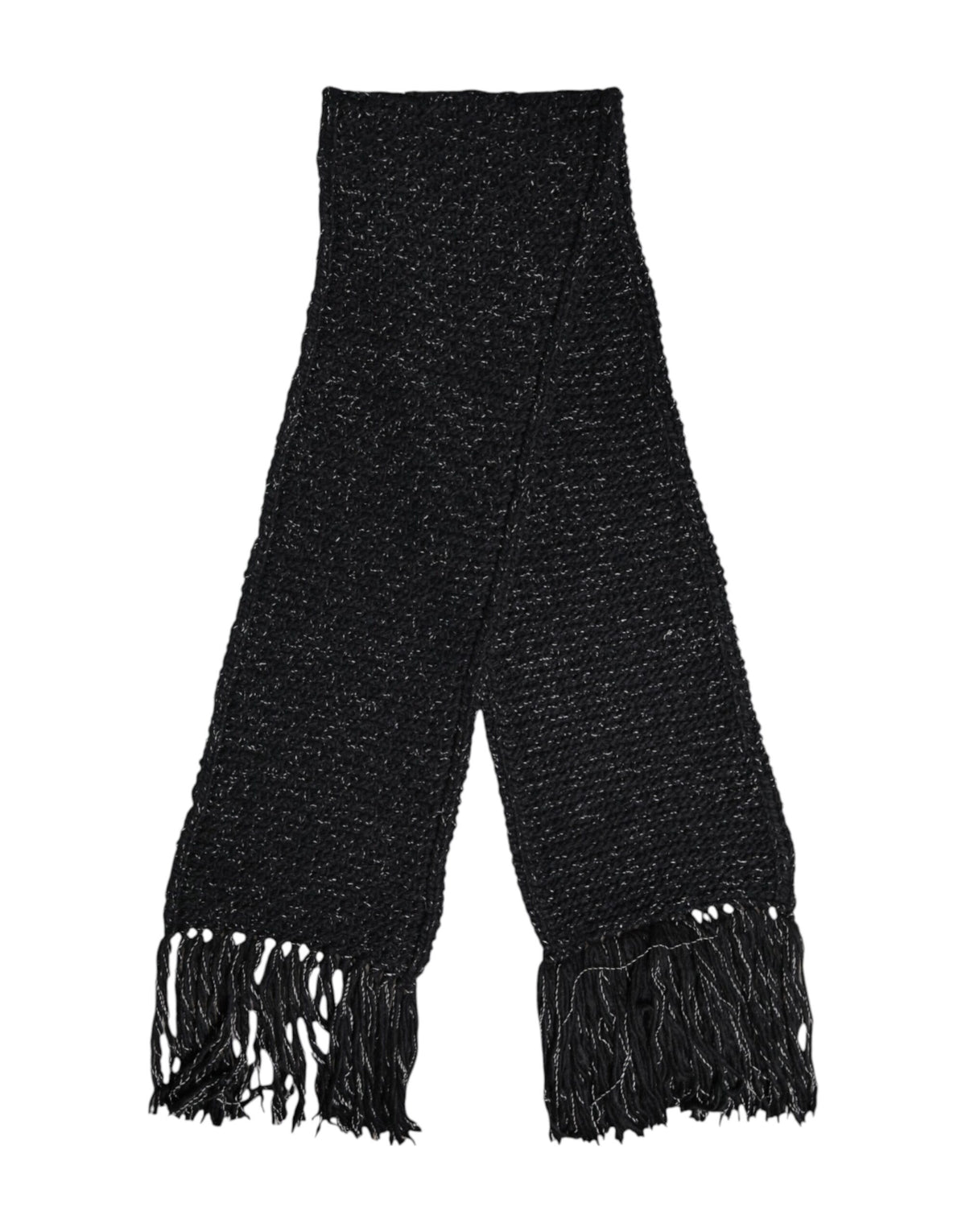 Écharpe châle cache-cou en cachemire noir Dolce &amp; Gabbana