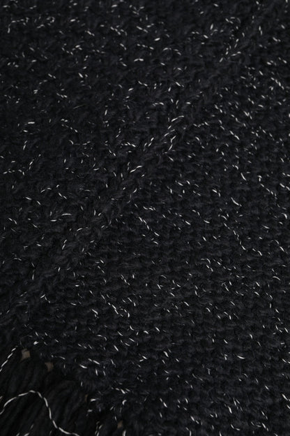 Écharpe châle cache-cou en cachemire noir Dolce & Gabbana