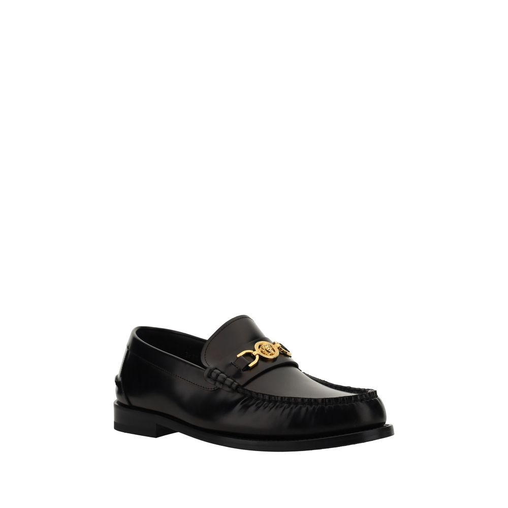 Versace Leather Loafers - Timeless Elegance and Comfort