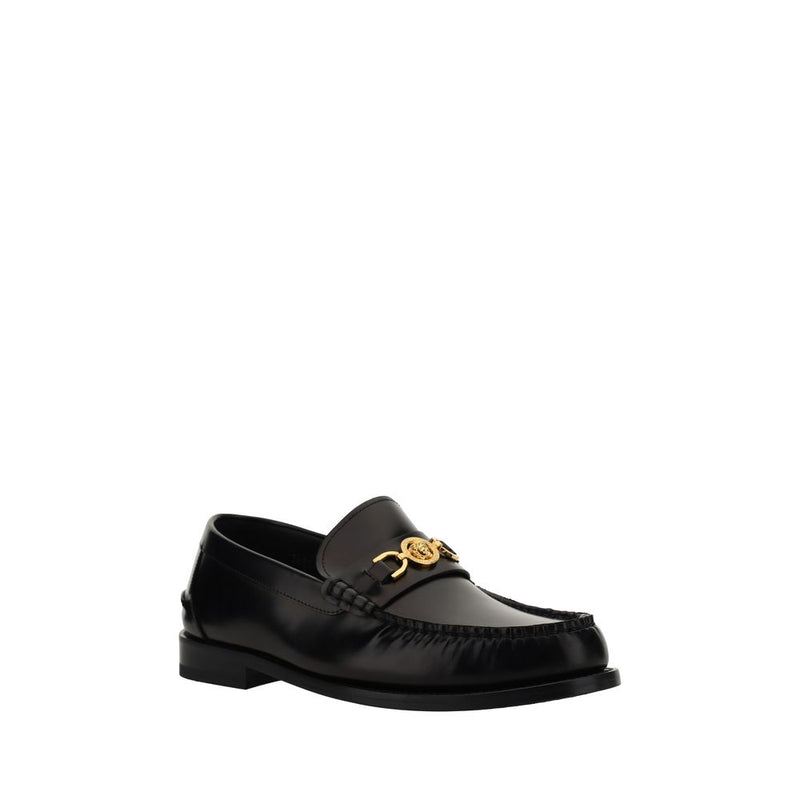 Versace Leather Loafers - Élégance et Confort Intemporels