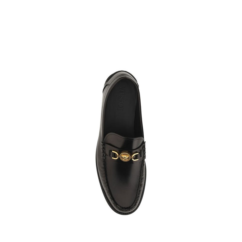 Versace Leather Loafers - Élégance et Confort Intemporels