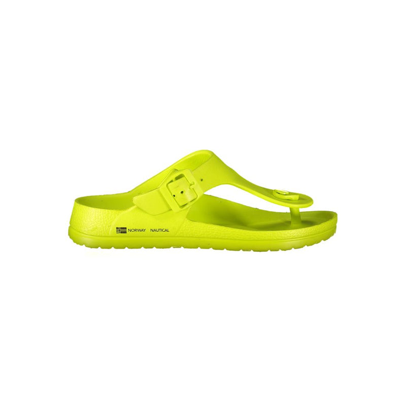 Norway 1963 Yellow Plastic Women Sandal - Stylish Summer Flip Flops