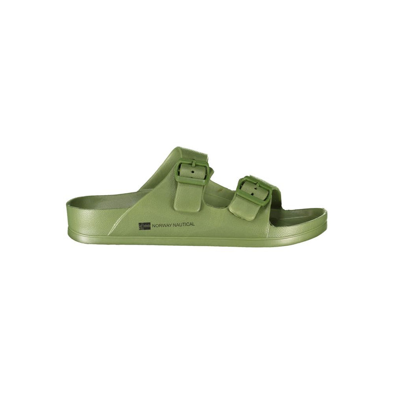 Norway 1963 Sandales en Plastique Vert pour Hommes - Confort Élégant