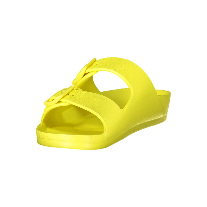 Norway 1963 Sandales Jaunes en Plastique pour Femmes - Style Rétro Moderne