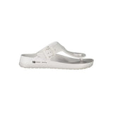 Norway 1963 White Plastic Women Sandal - Elegant Flip Flops