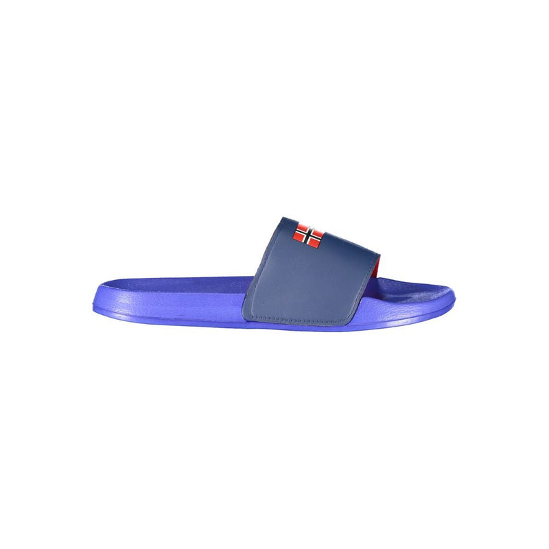 Norway 1963 Sandales Bleues en Plastique pour Hommes - Style Été Confortable